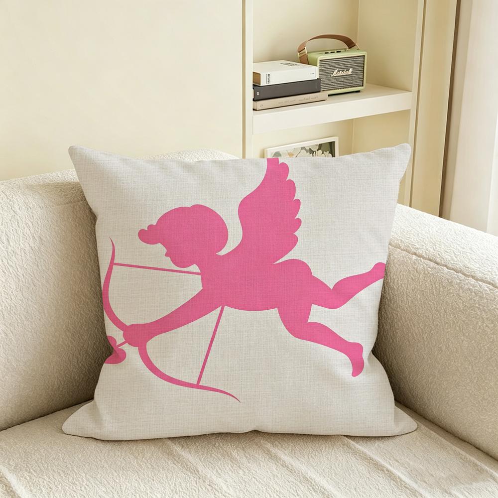 C-Cupid Cushion Cover Natural Linen Pillowcase Set, All-In-One Decor For Sofa, Bedroom & Chair