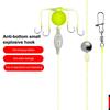 Est 1Pcs Hook Fishing Bait Cage Four Hook Carbon Steel Line Group Feeder Sinker Float Sharp Fishing Spring Bait Cage Tools