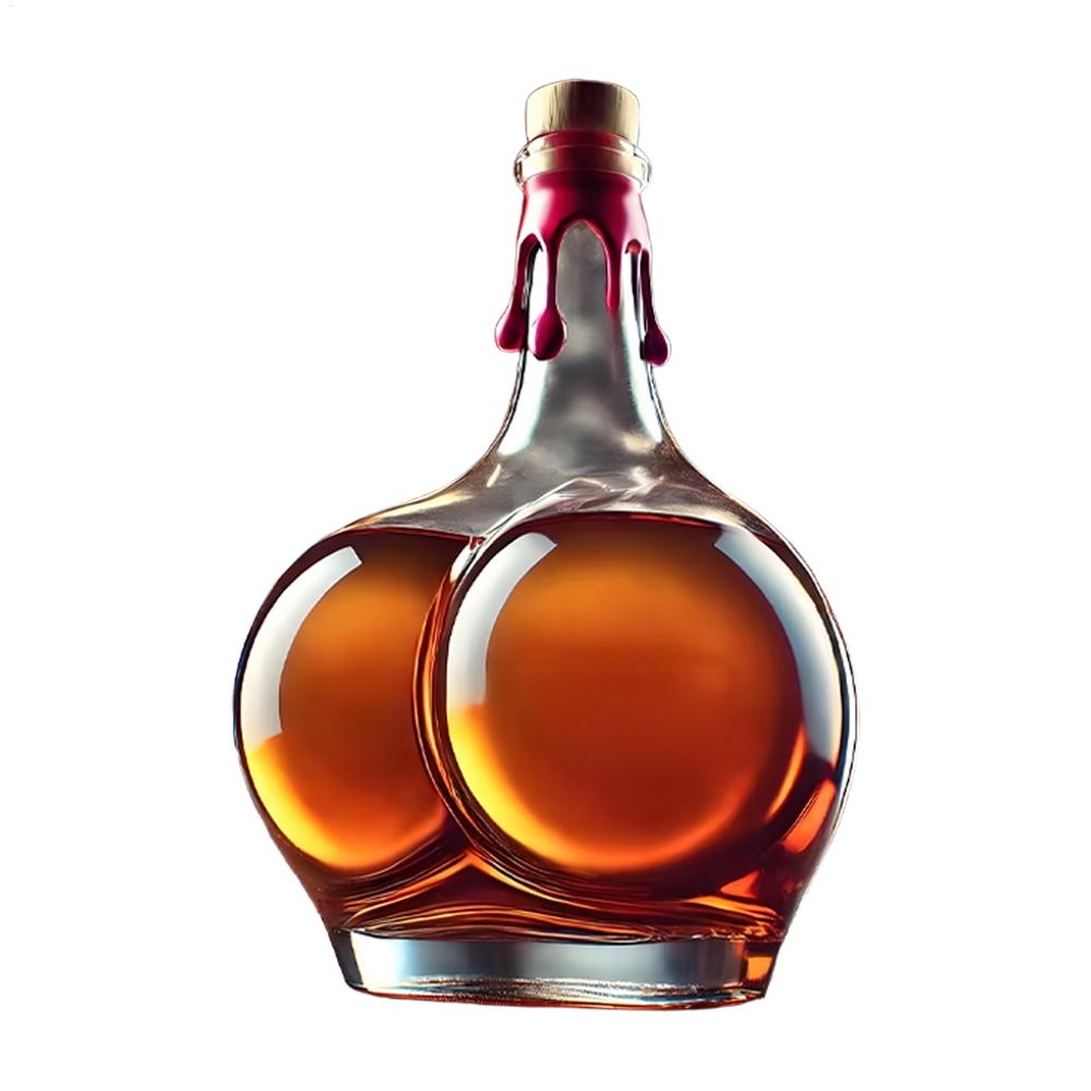 Creative Whiskey Bottle Decanter Realistic Novelty Glass Jug Liquor Bottle Whiskey Wine Brandy Scotchs Bourbon Vodka Decanter