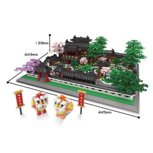 Frandy Nanoblock Landmark большое здание Oriental Garden SM9933 — фото 4