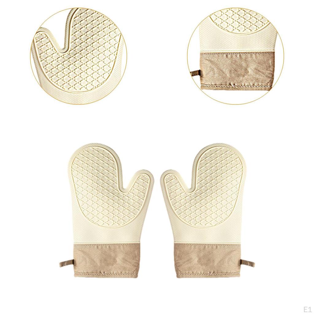 Heat-Resistant Oven Mitts Set for Cooking And Baking