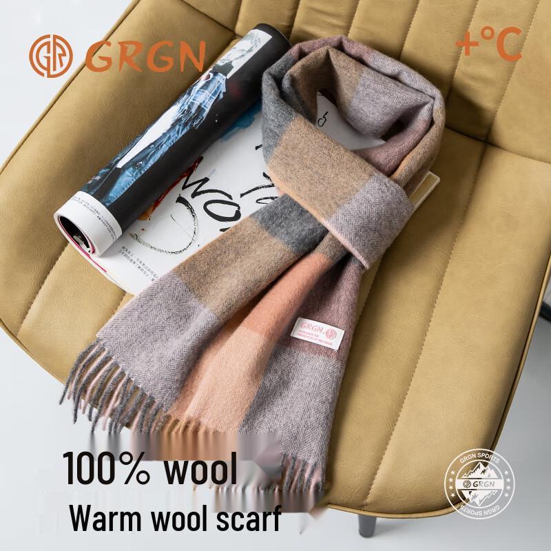 

Женский шарф из чистой шерсти GRGN
