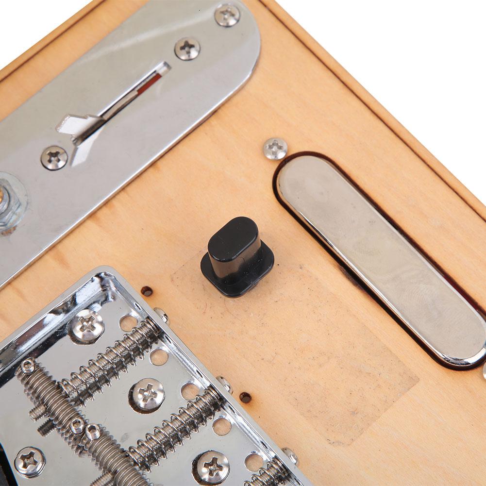 Guitar Pickup Set Brass Black Chrome Bridge Control Plate Musical Instrument AccessoriesBlack