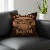 Movie ET the ExtraTerrestrial Cushion Cover Natural Linen Pillowcase Set AllinOne Decor for Sofa Bedroom  Chair