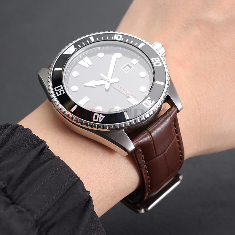 High Quality Soft Watch Band Genuine Leather Business Universal Straps12/13/14/15/16/17/18/19/20/21/22/23/24mm Watch Accessories