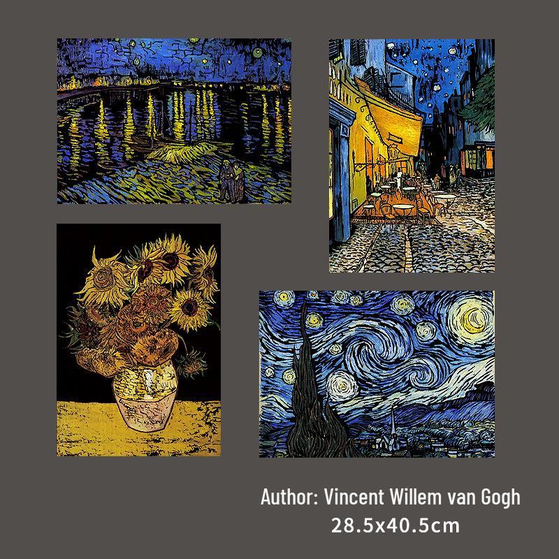 Van Gogh Scratch Art Book: Creative Stress Relief DIY for Adults