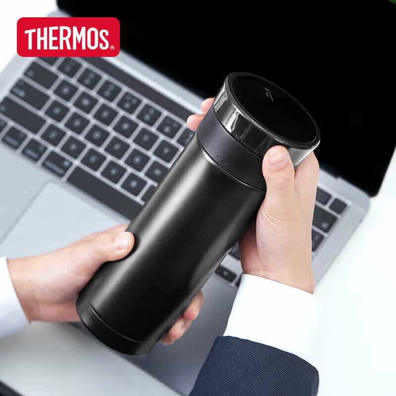 THERMOS 470ml Temperature Display Insulated Bottle