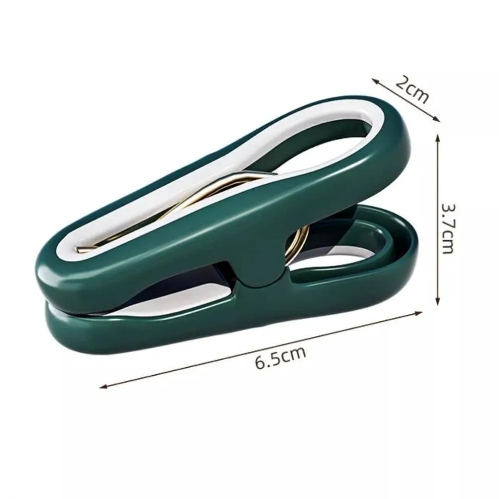 12pcs Plastic Non-marking Clip Windproof No Pressing Marks Fixed Clothes Drying Clip Multifunctional Underwear Clips Socks