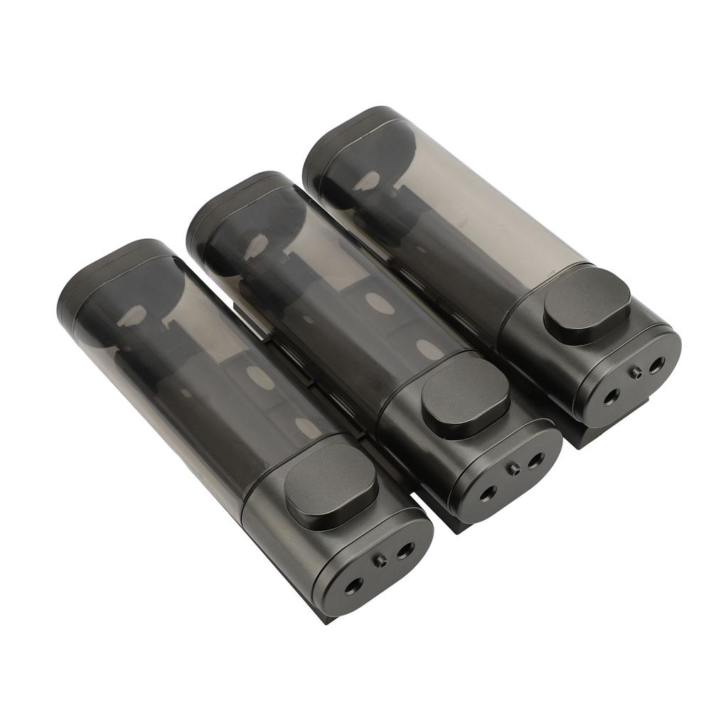 3 i 1 300 ml Trykk Flytende Såpedispenser Veggmontert Bad Dusj Sjampo Balsam