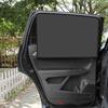 2026 NEW Car Side Window Sun Shades Summer Sunshade Curtains Foldable Heat Insulation Cloth Cover Magnetic UV Blocking Curtain