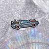 Unique Cartoon Car Design Alloy Brooch Pin Decorative Accessory For Bags And Apparel