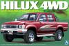 Aoshima Bunka Kyozaisha The Best Car GT Series Toyota Hilux Pickup Double Cab 4WD Plastic Model 1/24 No.82