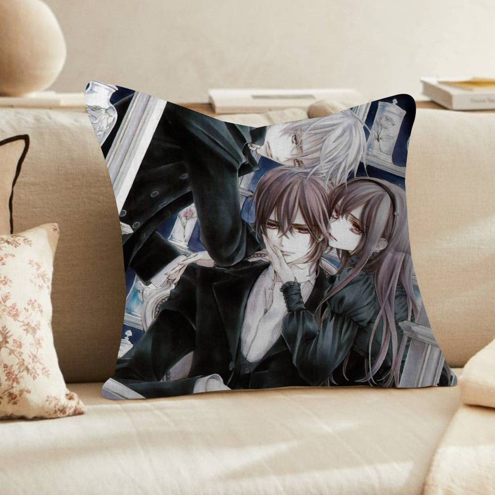 PC Anime VVampire Knight Cushion Cover Car Throw Pillow Case For Sofa Car Christmas Gift