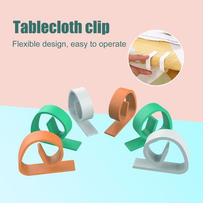 10 шт. Пластикові кліпси для скатертини Надміцні Нековзні Для приміщень та вулиці Весільна вечірка