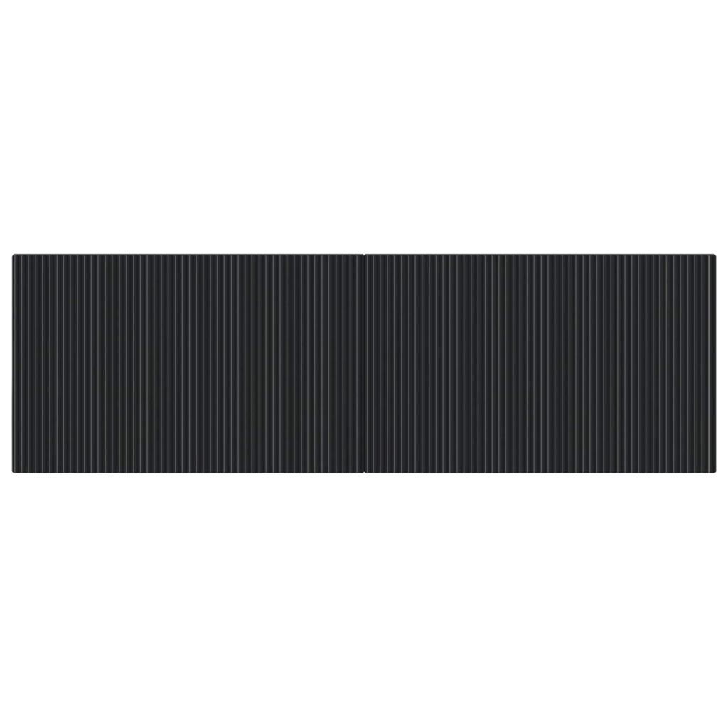 Wall Mounted Headboard ARNHEM Black Engineered Wood