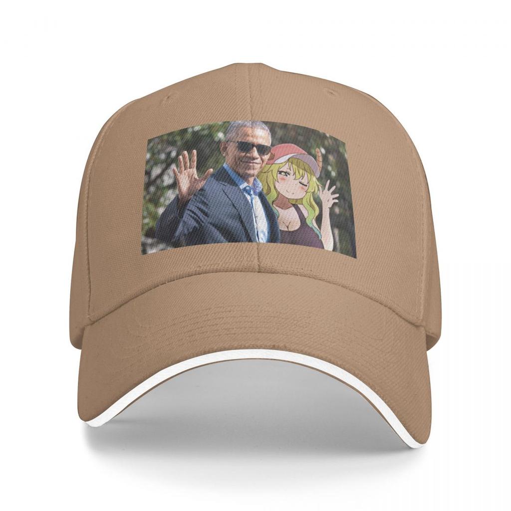 Obamas Dragon Maid Baseball Cap Trucker Hat Sailor Cap for Unisex Womens Golf Wear Unisexs