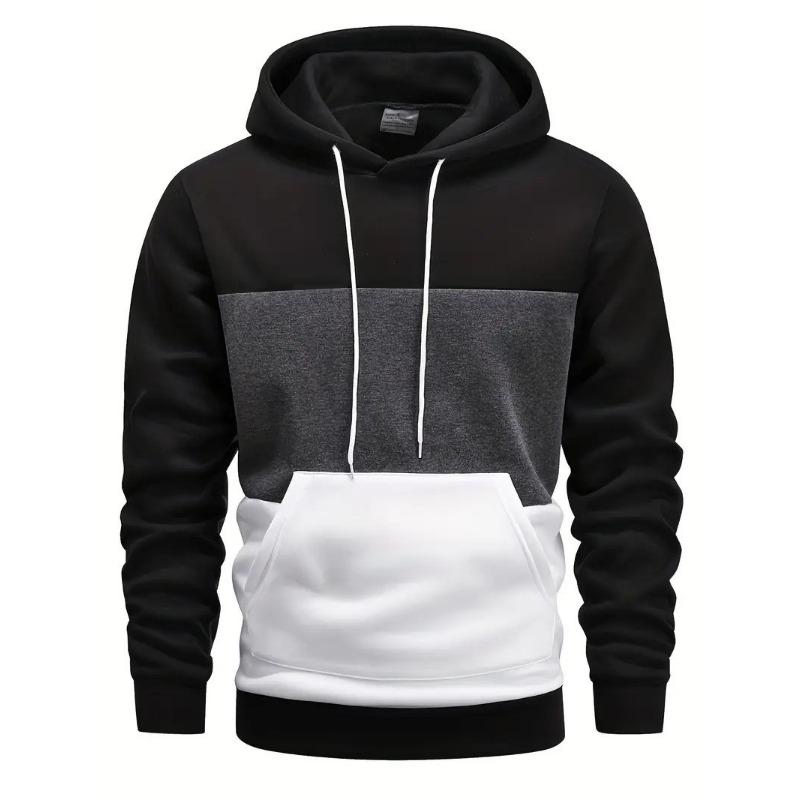 Men's Windproof Fashion Hooded Hoodie for Autumn and Winter a Must-have for Trendy Streets Casual Style Front Pocket Design