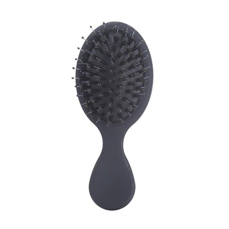 Portable Mini Pig Bristle Scalp Massage Comb for Children