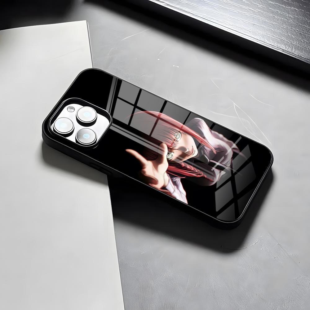 Chainsaw Man Phone Case For IPhone 17 Pro Max 15 Pro 16 14 Plus 12 13 Mini 11 Pro Shockproof Glass Cover