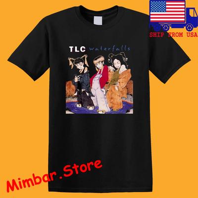 TLC Waterfalls Men's Black Size S-5XL