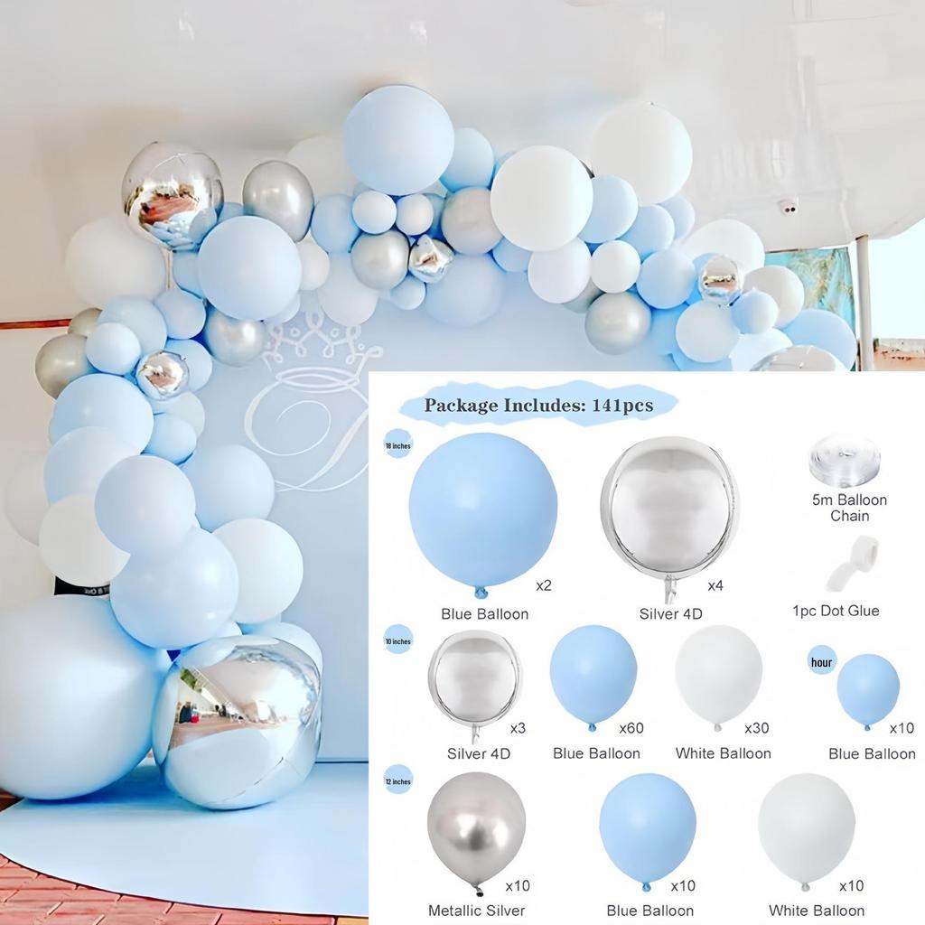Ballonkettenset für Geburtstags-, Hochzeits- und Veranstaltungsdekorationen