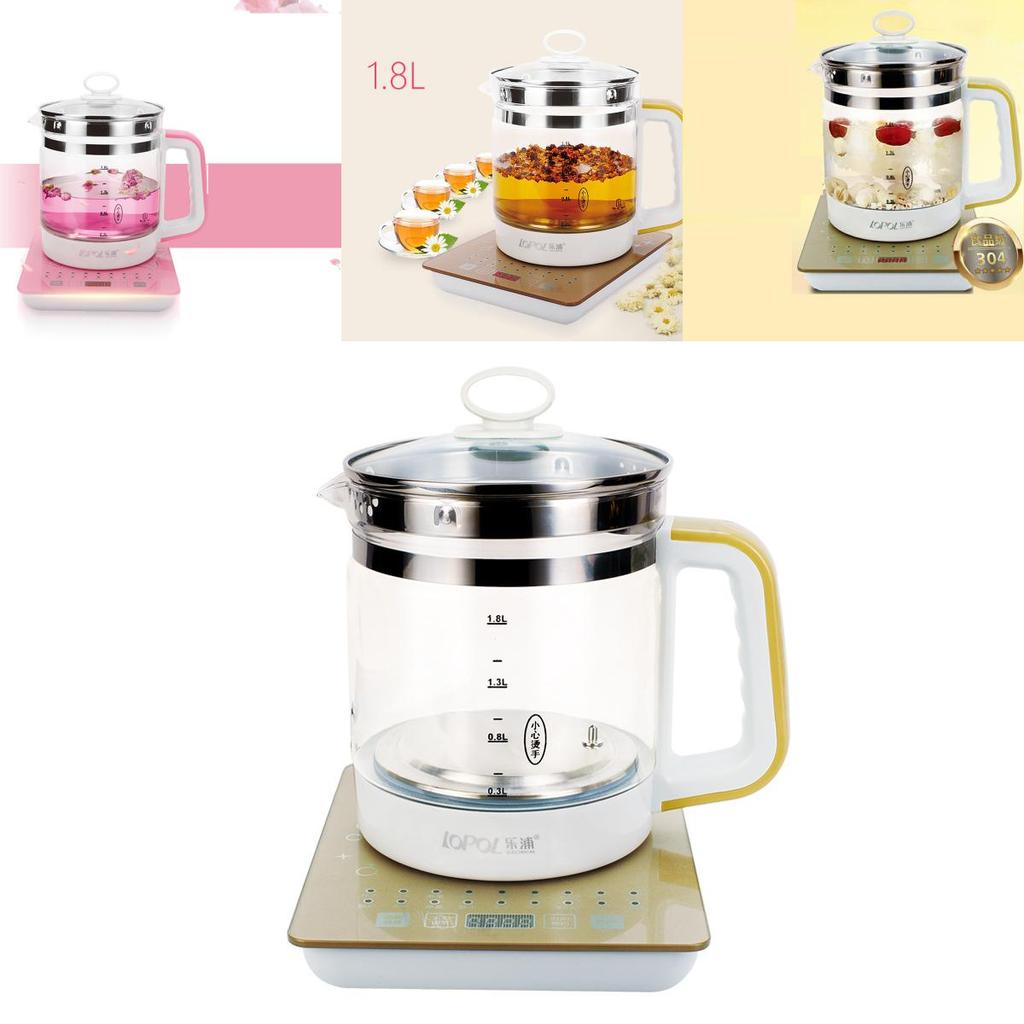 Luxusní plně automatický zdravotní hrnec s tlustým sklem a multifunkční elektrická konvice