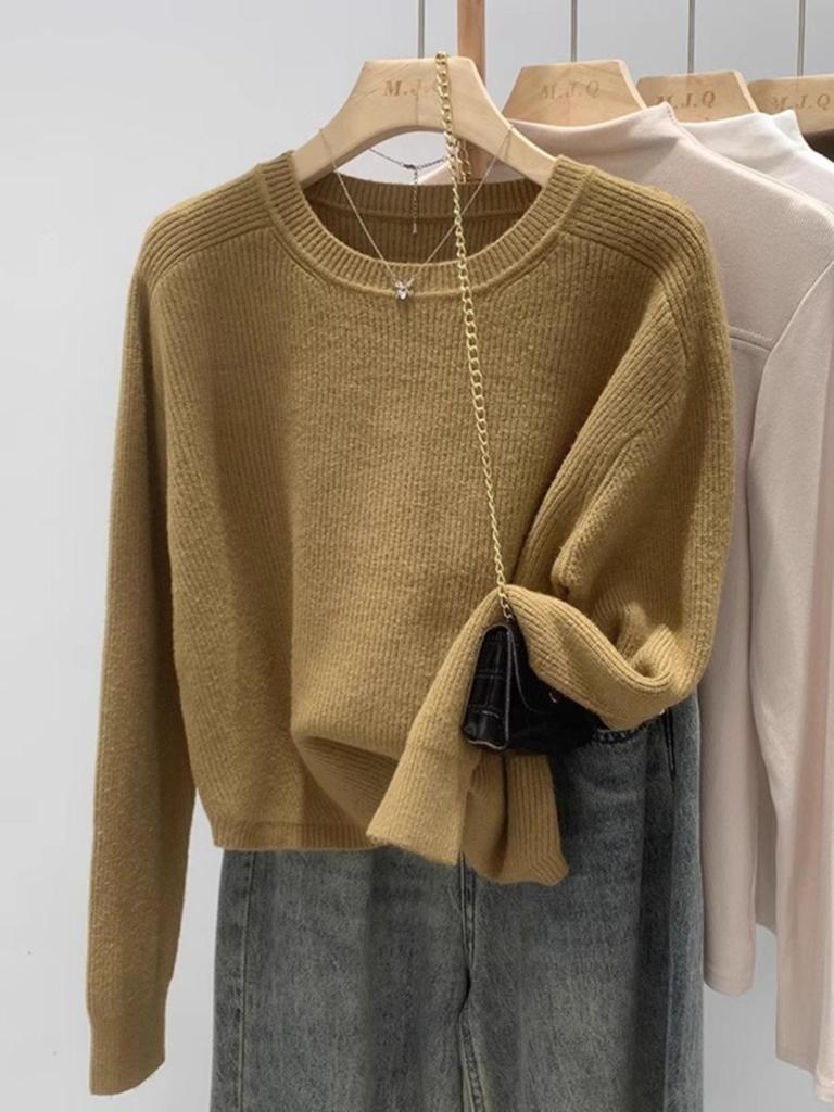 Women's Autumn/Winter 2025 Loose Cardigan Sweater - Chic Niche Design