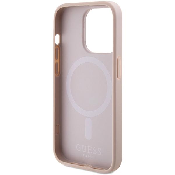 Etui do iPhone 15 Pro Guess MagSafe Różowe