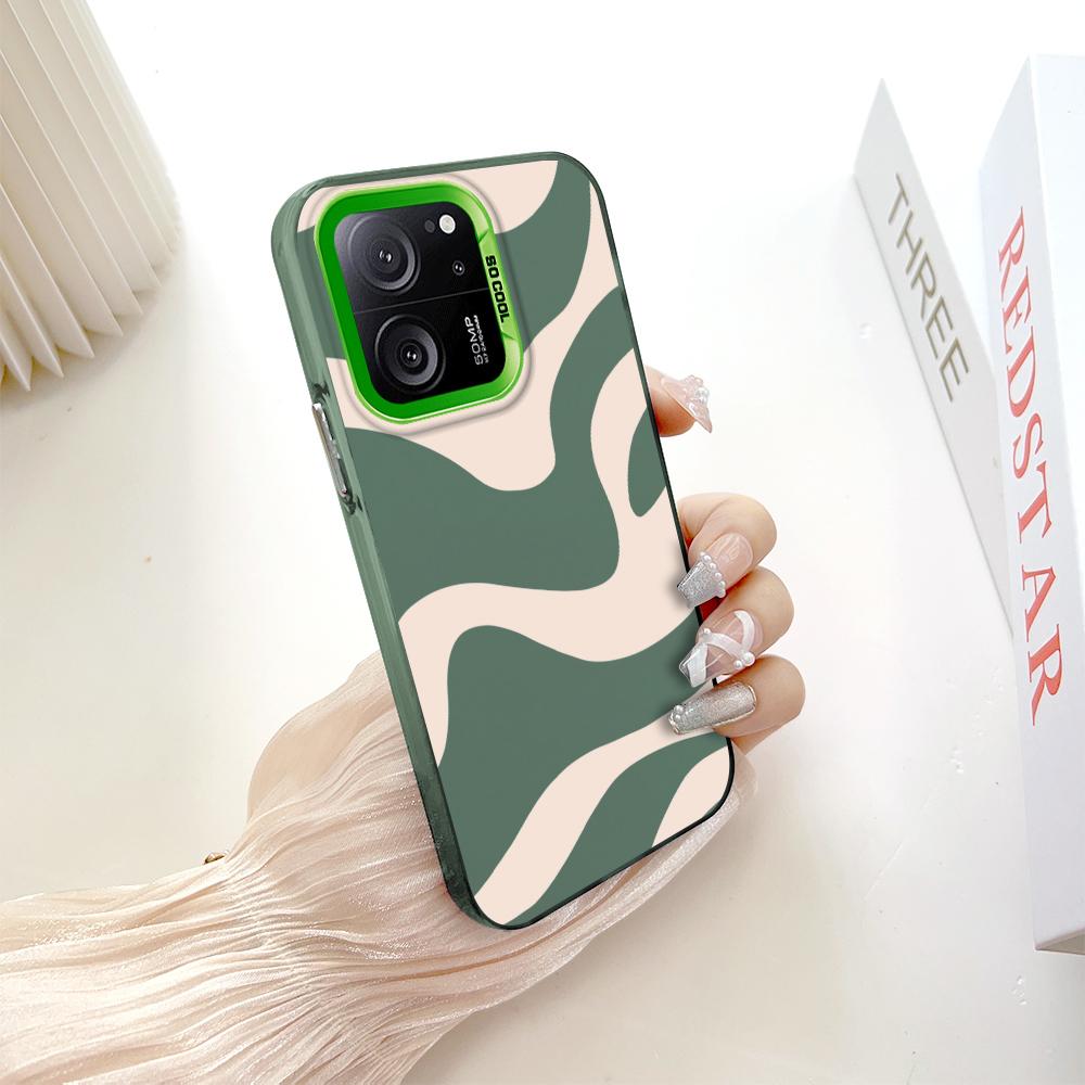 Custodia rigida antiurto anticaduta con motivo dipinto, argento colorato, doppia faccia, per telefono Xiaomi Redmi Poco