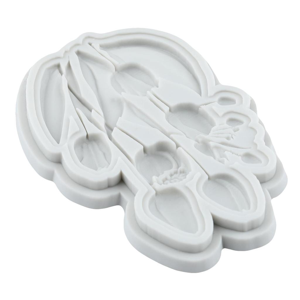 Blumen Silikonformen Tulpenblume Fondantform Kuchen Dekorationswerkzeuge Cupcake Topper Süßigkeiten Schokolade Gumpaste Form