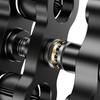 Metal Mount Arm 360 Degree Rotation Double Ballheads 1/4in Screw Mount for Camera and Lighting Equipment