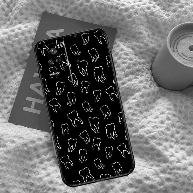 Dentist Tooth Pattern Case For Xiaomi 15 Ultra 13 14 11T 12T 13T 14T Pro POCO X7 Pro F5 F6 M6 X3 X5 X6 Pro Cover