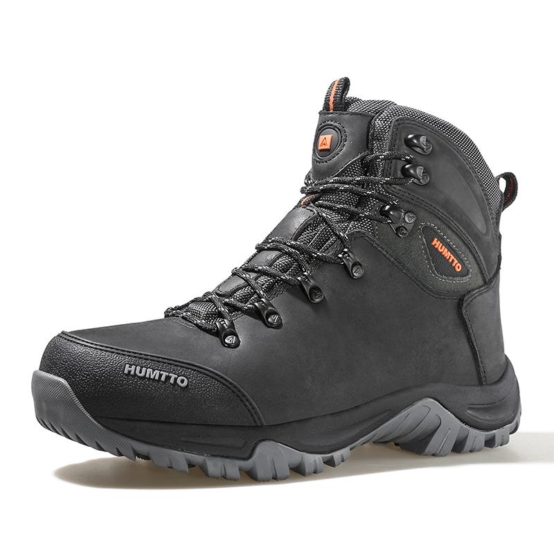 HUMTTO Hiking Shoes Men's Waterproof Hunting Boots Tactical Desert Combat Ankle Trekking Boots Male Women Warm Leather Sneakers
