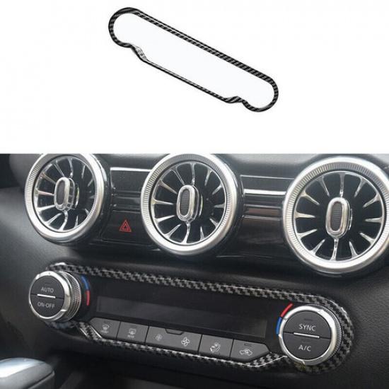 Fit For Nissan Sentra Sylphy - Carbon Fiber Console AC Switch Panel Trim