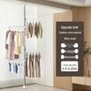 Indoor Retractable Floor-to-Ceiling Clothes Rack for Bedroom and Balcony