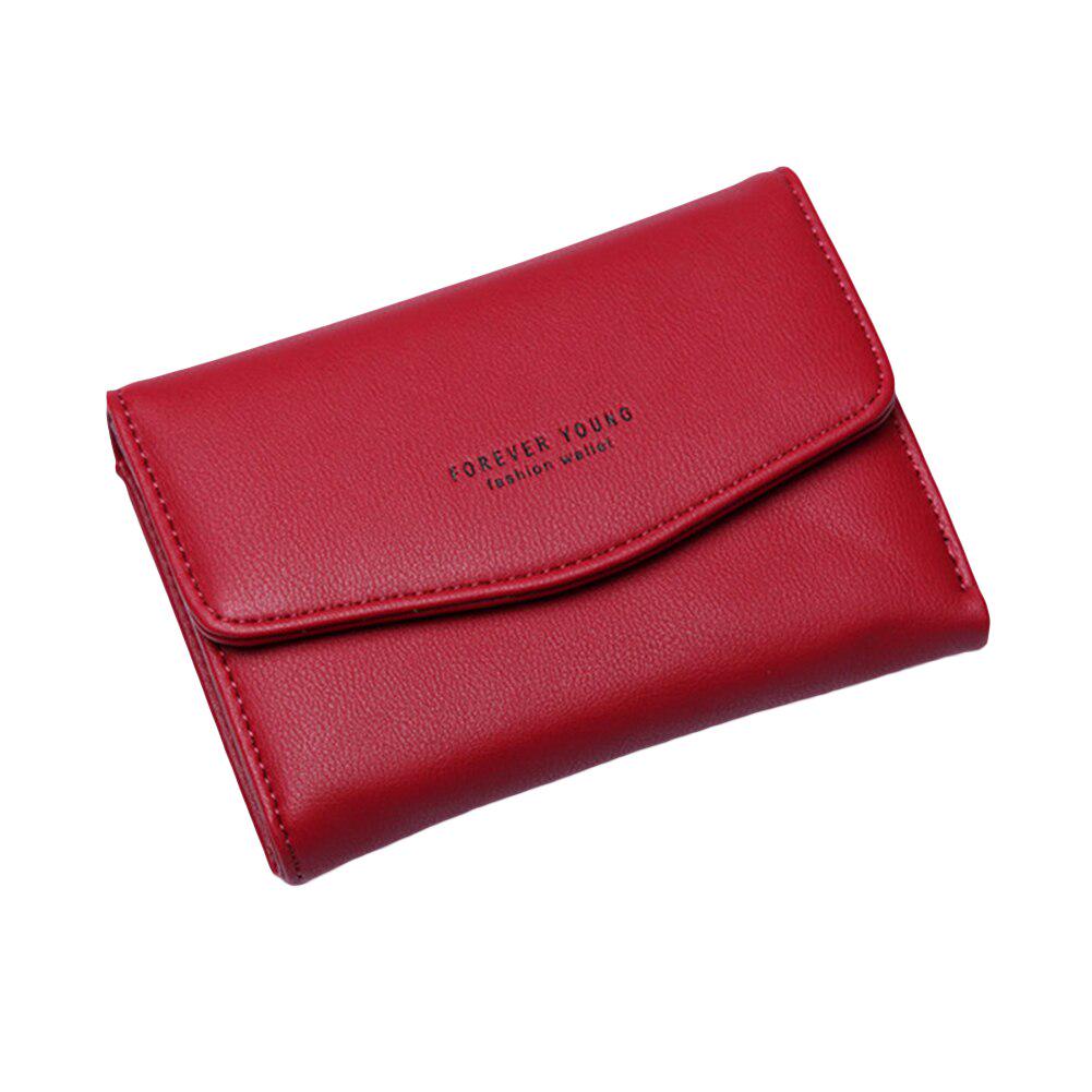 Large leather wallet Frandi pink purple.
