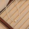 Shi Jiaqiang 2025 Light Luxury Ultra-fine Pearl Necklace: New High-end Niche Design Sweater Chain for Women