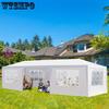 10'x30' Geräumiges Outdoor-Partyzelt - Wasserdichtes Vordach, 8 Abnehmbare Seitenwände, Perfekt für Terrasse, Hochzeit, Pavillon, Gartenveranstaltungen und Versammlungen