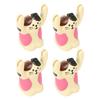 4Pcs Cartoon Photo Clip Cute Cat Style Durable Resin Stable Eye Catching Animal Note Holder for Wedding Party Office