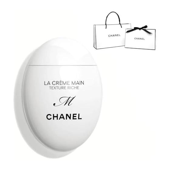 [Set product/initials engraved] CHANEL Hand Cream Gift Gift Set Women s Present Initials Engraved La Crme Man 50ml RICH Cosmetics Hand Care