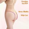 Women's High-Waisted Mesh Thong Shapewear with Tummy Control and Butt Lift