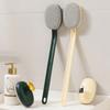 Coarse/Fine Sand Bath Shower Brush Long Handle Exfoliating Brush Back Scrubber Brush  Shower
