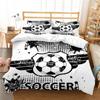 Bed Set Football Quilt Cover 3D Printing Beding Cover Suit Soccer Home Bedclothes with Pillowcase Soft Duvet Cover