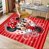 Minnie Mouse Valentine'S Day Carpet For Playroom Bedroom Living Room Sofa Home Decorkids Game Area Rug Nonslip Floor Mat