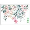 Toilet Sticker Green Leaf Floral Stickers Removable Waterproof Wall Decals Home Bathroom Decorations