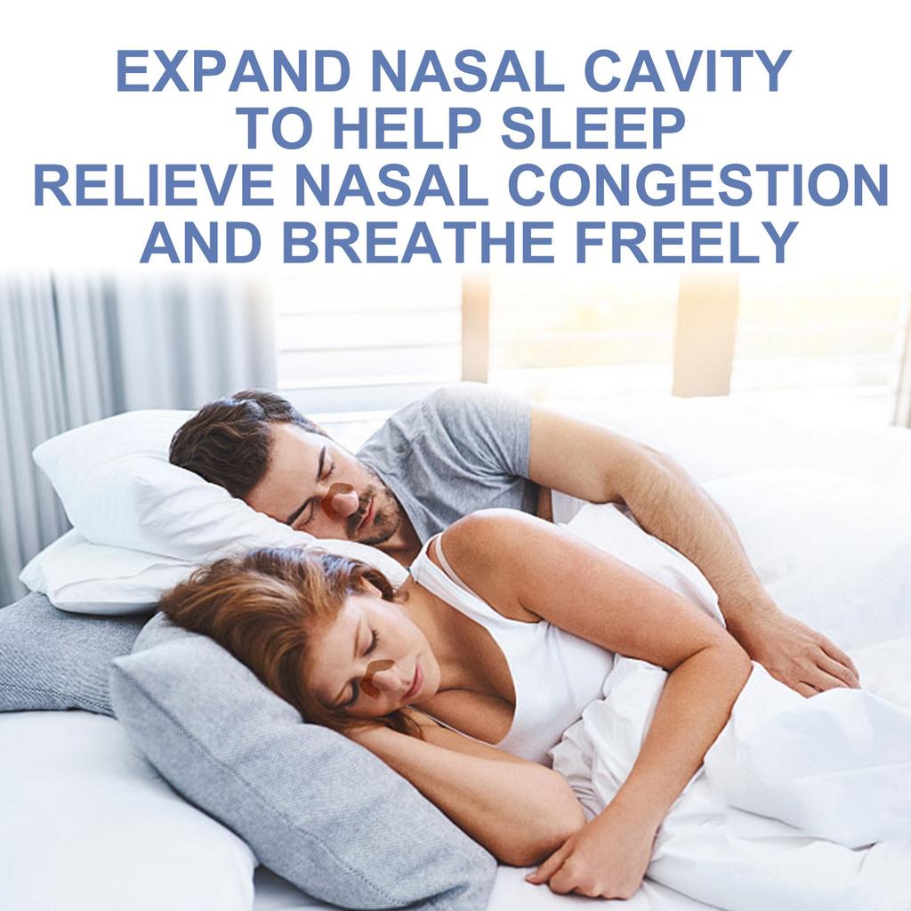 10pcs Nasal Strips Reduce Snoring Better Breathing Waterproof Promote Sleep Nose Patches