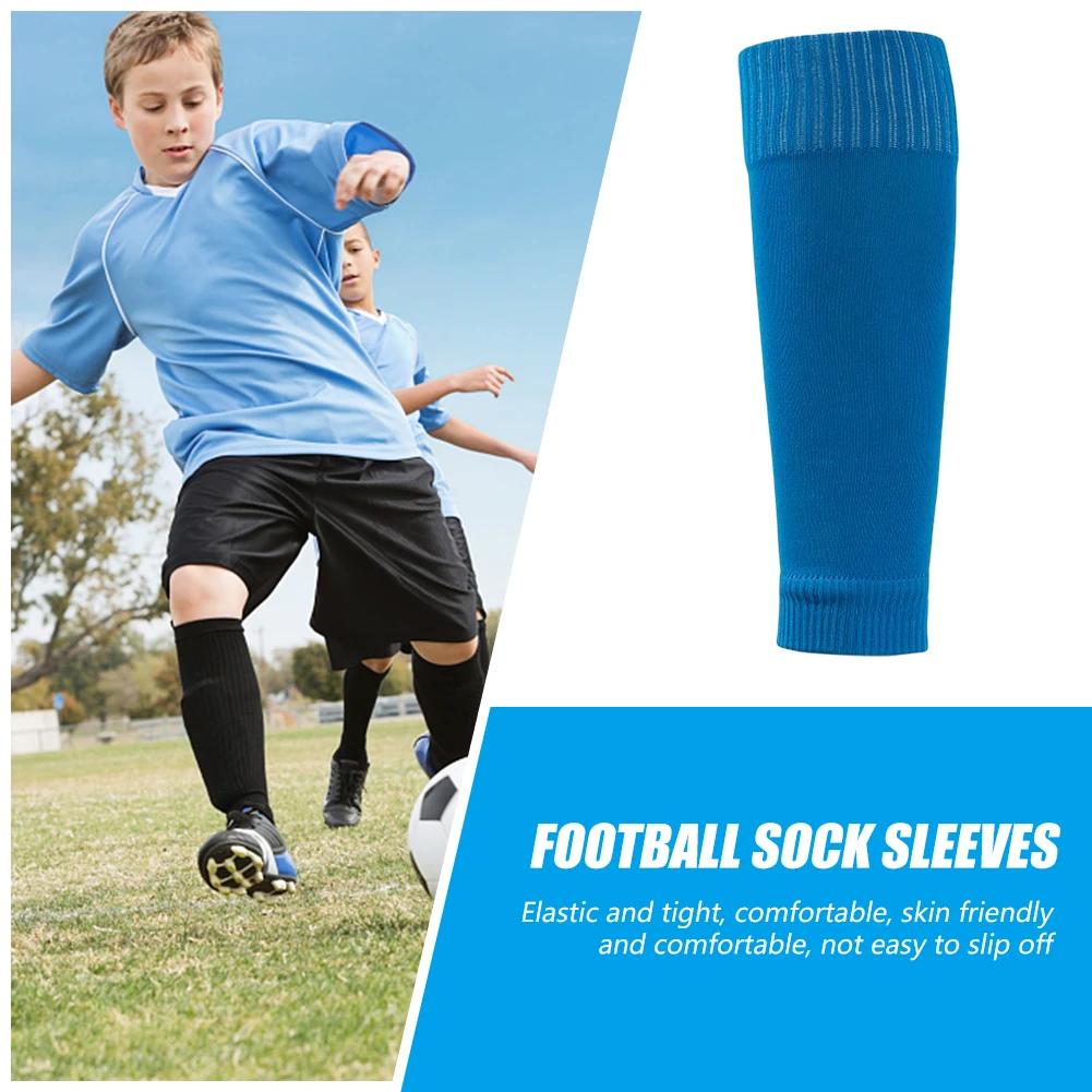 

Basketball Football Sports Socks Adult Kid s Leg Warmers Breathable Shin Guard Calf Socks Children s Leg Brace Sock for Outdoor Adult синій