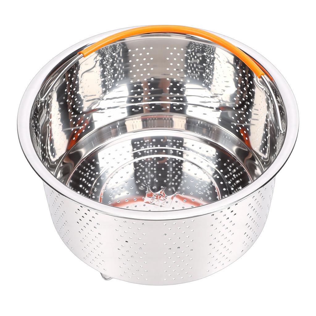 Stainless Steel Vegetable Steam Basket for Cooking Steaming Basket with Handle for Pot Rice Cooker Veggies Rice Seafood