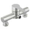 Stainless Steel Shower Faucet Hot And Cold Water Mixer Wall Mounted Metal Handle Bathtub Faucet Mixing Valve Shower