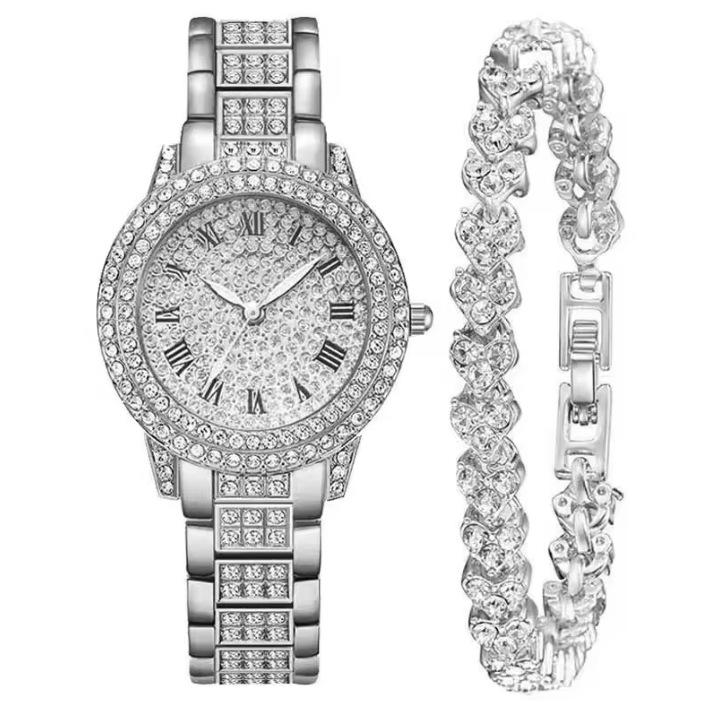 Popular Ins Simple Style Love Women'S Watch Set New Popular Women'S Watch
